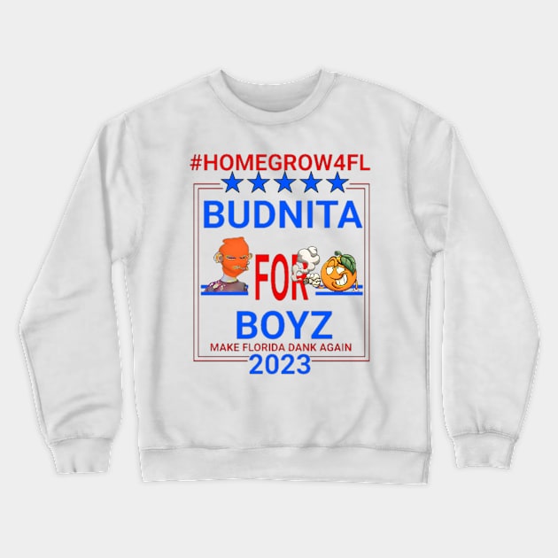 Budnita Boyz 4 Governor Crewneck Sweatshirt by TerpsonPollack